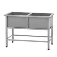 Ванна моечная ВМСн 800/2 «Norma Inox» (ножка профильная)